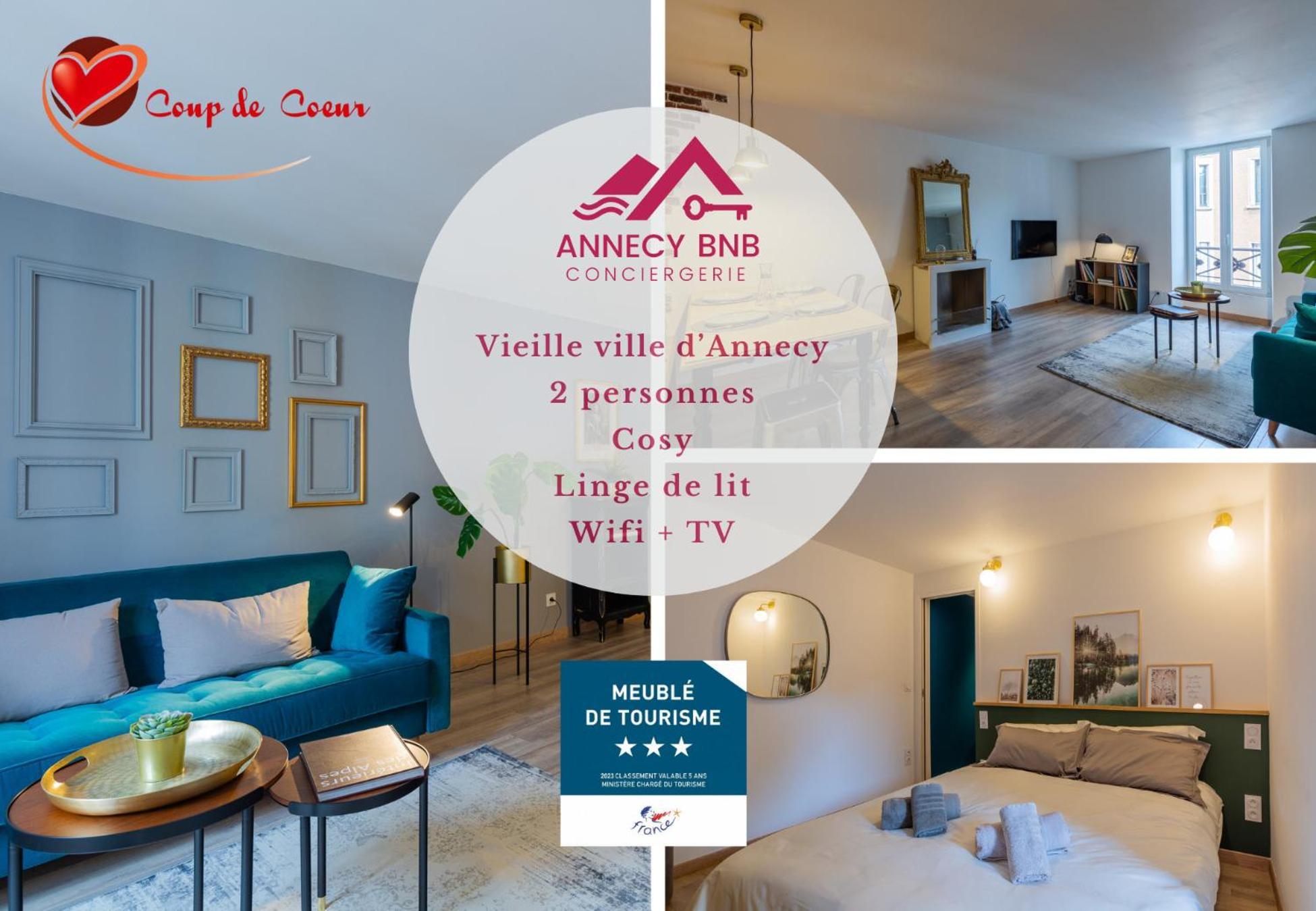 Les Cordeliers: 2 Pers, Cosy & Coeur Vieille Ville Annecy Exterior photo